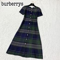 Burberrys バーバリーシャツワンピース ロング 半袖　Aライン　ネイビー 2025年最新】BURBERRY レディース ロングワンピースの人気