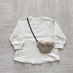 GU ベビー　クマ　ポシェット　トップス　90