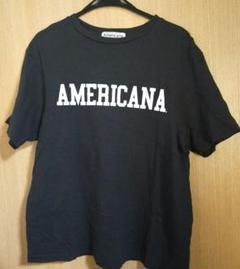 AMERICANA　アメリカーナ✳Ｔシャツ　スミクロ