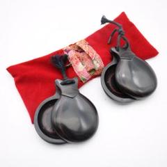 【フラメンコ用小道具 楽器】ブラック CASTANUELAS DEL SUR フラメンコ用小道具】ブラック CASTANUELAS DEL SUR