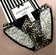 エメフィール♡ヒョウ柄　ショーツ　ベージュ　L エメフィール♡ヒョウ柄 ショーツ ベージュ L - メルカリ