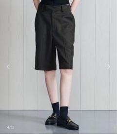 〈 H BEAUTY&YOUTH 〉ツイルショートパンツ (ブラック) H＞ナイロンツイルショートパンツ