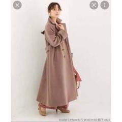 ◎美品　コヒナ バックフレアチェスターコート ダブル ロングコート ブラウン 2025年最新】コヒナ コート チェスターの人気アイテム - メルカリ