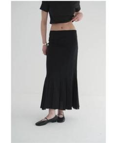 CLANE PLEATS MERMAID SKIRT