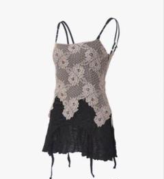ワンピース S cutting lace dress theredthread THEREDTHREAD】S cutting lace dress