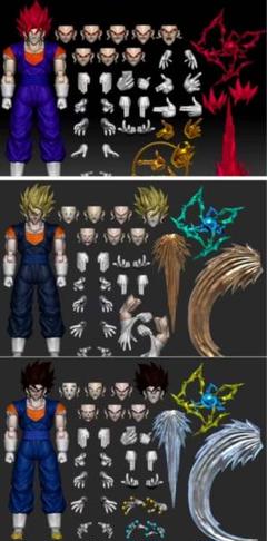 s.h.figuarts ドラゴンボール スーパーサイヤ人ベジット セット