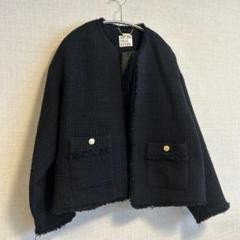 【美品】MICA & DEAL ノーカラーツイードジャケット MICA & DEAL ノーカラーツイードジャケット再入荷 | midas