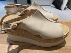 AMAIL【アマイル】jagged nudy sandal Lサイズ厚底サンダル