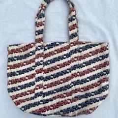 Hysteric Glamour ストライプ模様キャンバストートバッグ