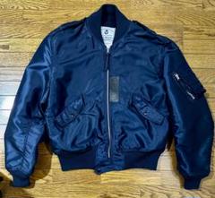 【訳アリ特価】Mash L-2A 38size フライトジャケットネイビー 古着 訳アリ特価】Mash L-2A 38size フライトジャケットネイビー 古着