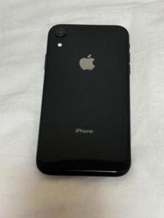 Apple iPhone XR ブラック 画面にひびあり 128GB ジャンク