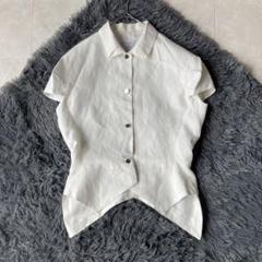 【希少】TSUMORI CHISATO アシメ半袖テーラード ジャケット 白 M 希少】TSUMORI CHISATO アシメ半袖シャツジャケット 白 M - メルカリ
