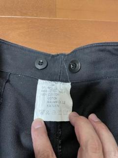 ドイツ軍フィールドパンツ　モールスキンパンツ　黒　ブラック