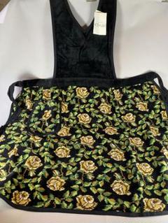 ◆HOTMAN　未使用エプロン　FEILER フラワー刺繍 ハンドバッグ　セット ◇HOTMAN 未使用エプロン FEILER フラワー刺繍 ハンドバッグ