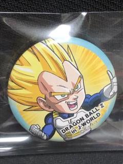 激レア　DRAGON BALL Z in J-WORLD ベジータ　缶バッジ