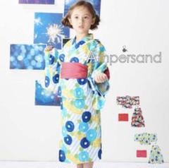 Ampersand アンパサンド朝顔花柄 浴衣 100 110 120 130