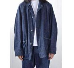 コモリ デニムワークジャケット 25SS サイズ2 COMOLI (コモリ) デニム ワークジャケット