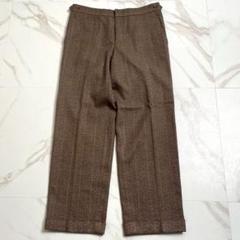 美品 96AW◎コムデギャルソンオムプリュス スラックスパンツ ブラウン系 L