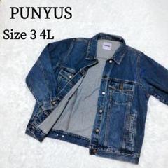 【新品未使用】PUNYUS プニュズ 黒 ブラック デニムジャケット大きいサイズ ブラックパンサースタジャン[品番：PNYW0004070]｜PUNYUS