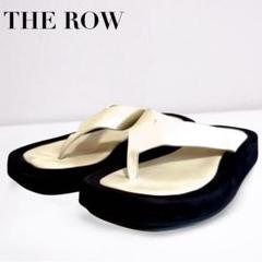 【希少】ザ・ロウ THE ROW レザー トングサンダル 37 定価15.5万