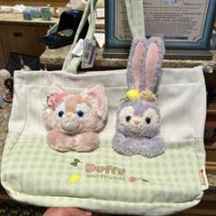 上海ディズニー リーナベルステラルートートバッグキャンバスバッグ 上海ディズニー リーナベルステラルートートバッグキャンバス