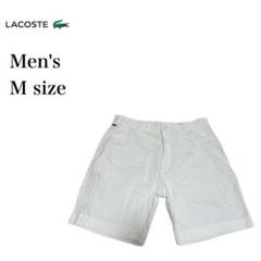 【Lacoste】サイドロゴ ショートパンツ ホワイト / 送料無料 Lacoste】サイドロゴ ショートパンツ ホワイト / 送料無料