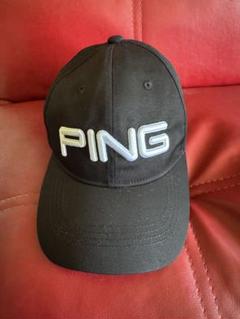 PING ブラック キャップ FREEサイズ