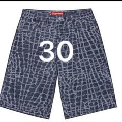 Supreme Frayed Croc Baggy Denim Shortのサムネイル