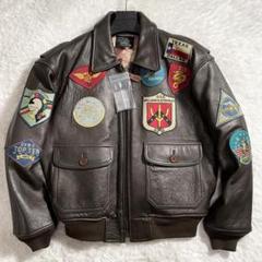 AVIREX G-1 Leather Flight Jacket Black Size M Men from Japan