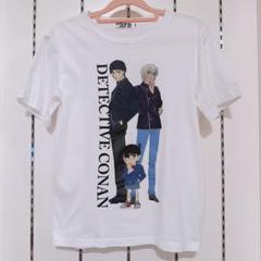 名探偵コナン 赤井秀一 安室透 江戸川コナン Tシャツ 白 ホワイト