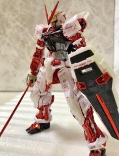 ガンプラ 完成品 RG アストレイ レッドフレーム メッキ Ver.