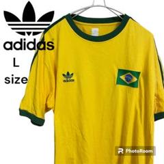 adidas サッカーTシャツ ブラジル 古着 archive pequena_cf1739