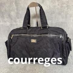 クレージュ ボストンバッグ 2way ショルダー ロゴ 旅行 ブラック 2025年最新】Courreges レディース ボストンバッグ・旅行用