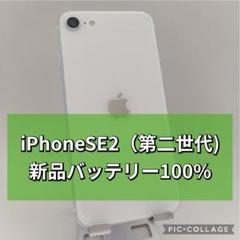289★極美品★iPhone SE3 64GB/純正新品バッテリー100% ☆ほぼ新品未使用☆iPhone SE3 充電1回/純正バッテリー100