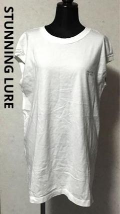 STUNNING LURE ノースリーブ Tシャツ PIECE OF HUMAN