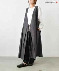 新品⭐︎ No18｜カシュクールロングジレ　hughug オハコ 2025年最新】おはこ ベスト・ジレ・ビスチェの人気アイテム