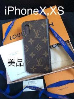 美品 正規品 ルイヴィトン iPhoneX,XS ケース モノグラム 携帯カバー