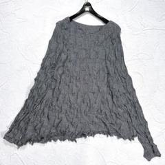 魅力の ✨美品✨芽風 変形 カットソー アシンメトリー 長袖 チュニック トップス