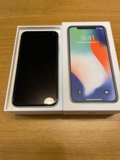iPhone X Silver 64 GB SIMフリー