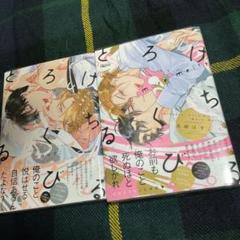 B+LIBRARY カフェ とろけるくちびる高崎ぼすこ先生 缶バッジ理久