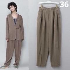 ＜6(ROKU)＞ STRIPE TUCK PANTS ストライプタックパンツのサムネイル