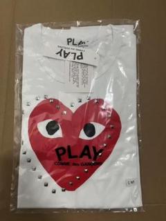 コムデギャルソン プレイ 新品 スタッズ Sサイズ heart RED PLAY COMME des GARCONS - プレイコムデギャルソン スタッズ