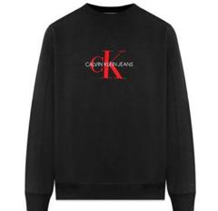 【CK】Archval Monogram Flock Logo Sweat