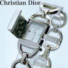 Dior パンディオラ 腕時計 D78-100 クォーツ 黒文字盤 電池交換