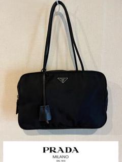 ブラック系正規店仕入れの 【未使用】PRADA プラダ 2wayミニボストン 上質仕様 【未使用】PRADA プラダ 2wayミニボストンバッグ ブラック ショルダーバッグ