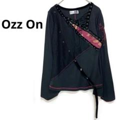 新品未使用 ozz on オッズオン 変形カットソー 未使用 Ozz Oz Japan Ozz Croce オッズオン カットソー 黒