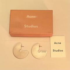 Acne Studios シルバー×フェイクパールピアス21FW