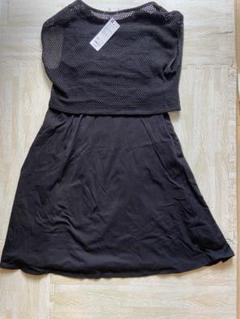 GU メッシュレイヤードワンピース　150新品