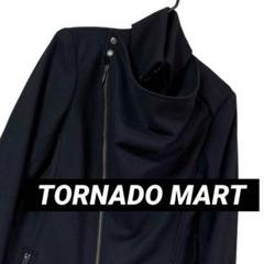 TORNADO MART ドレープウールコート00s archive BLK L