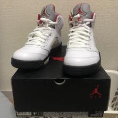 NIKE AIR JORDAN5 エアジョ-ダン5 ホワイト/ファイアレッド